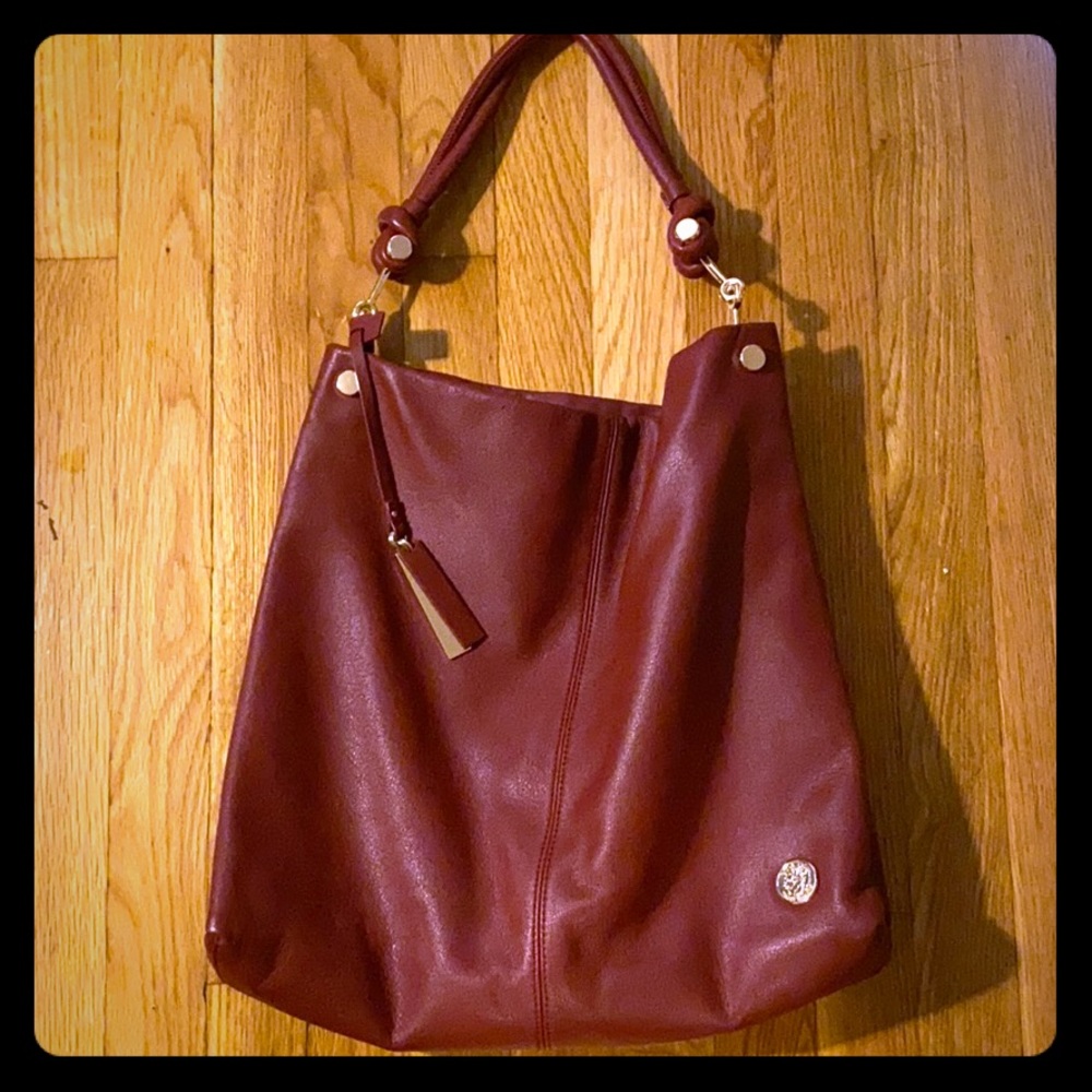 Dark Red Hobo Style Bag - Vince Camuto
